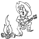 Wild West kleurplaat 7